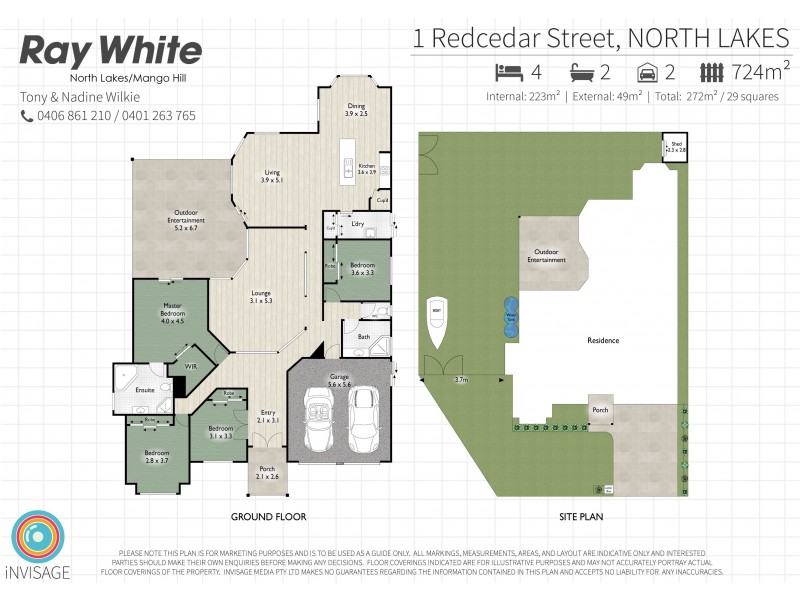 1 Redcedar Street, North Lakes QLD 4509 Floorplan