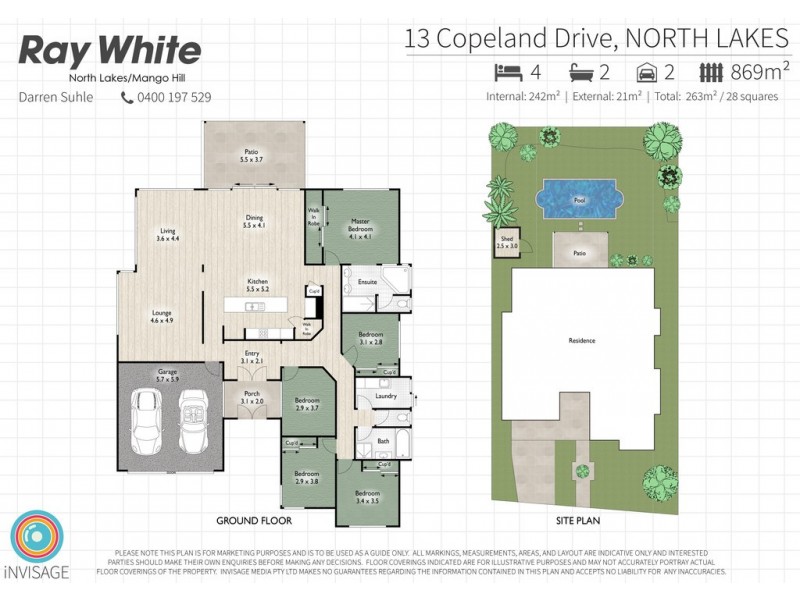 13 Copeland Drive, North Lakes QLD 4509 Floorplan