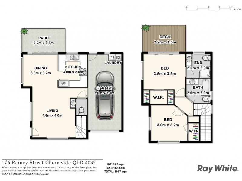 1/6 Rainey Street, Chermside QLD 4032 Floorplan