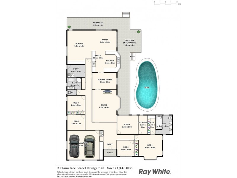 3 Flametree Street, Bridgeman Downs QLD 4035 Floorplan