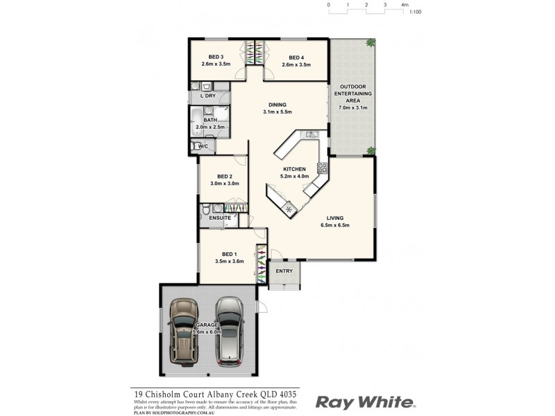 19 Chisholm Court, Albany Creek QLD 4035 Floorplan