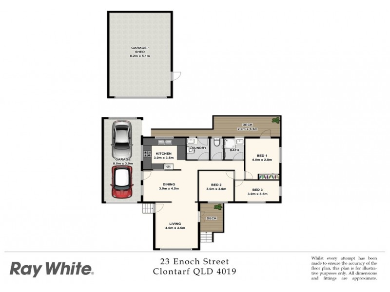 23 Enoch Street, Clontarf QLD 4019 Floorplan