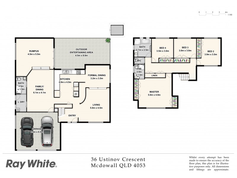 36 Ustinov Crescent, Mcdowall QLD 4053 Floorplan