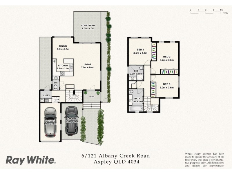 6/121 Albany Creek Road, Aspley QLD 4034 Floorplan