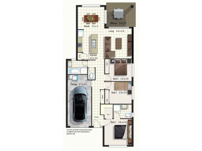 7 Noosa Street, Fitzgibbon QLD 4018 Floorplan