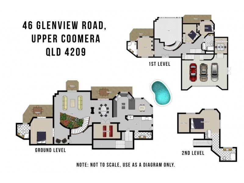 46 Glenview Road, Upper Coomera QLD 4209 Floorplan