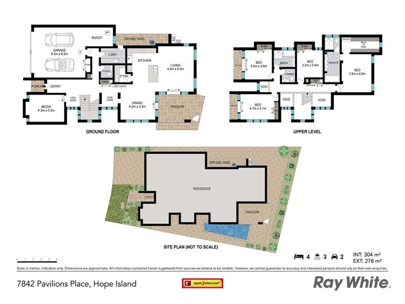 7842 Pavilions Place, Hope Island QLD 4212 Floorplan