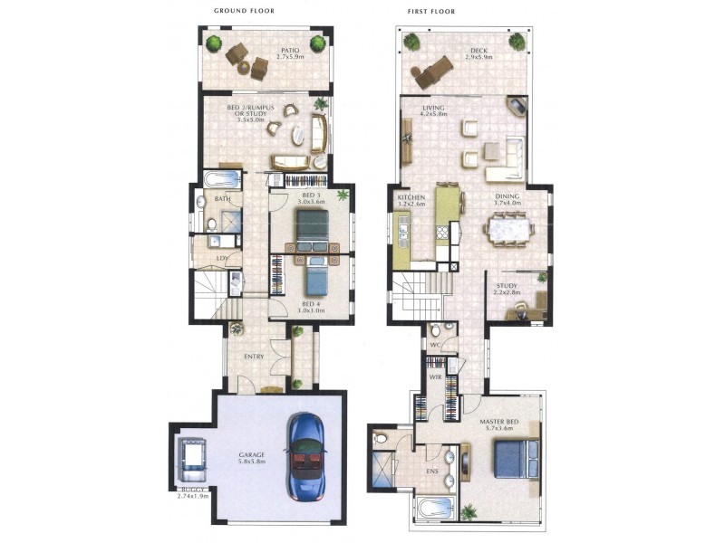 6091 Lugano Drive, Hope Island QLD 4212 Floorplan