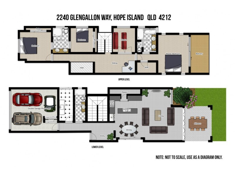 2240 Glengallon Way, Hope Island QLD 4212 Floorplan