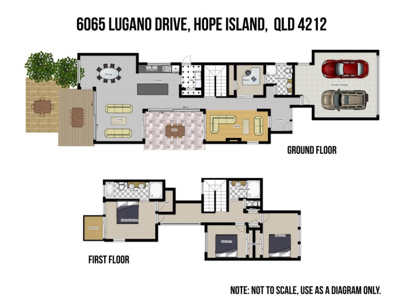 6065 Lugano Drive, Hope Island QLD 4212 Floorplan