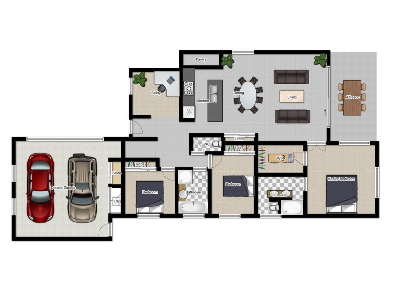 76 North View Street, Hope Island QLD 4212 Floorplan