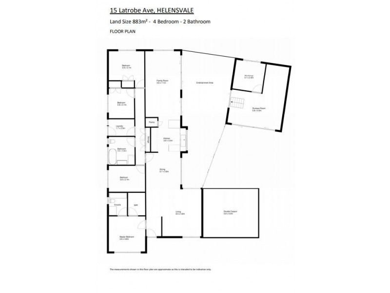 15 Latrobe Avenue, Helensvale QLD 4212 Floorplan