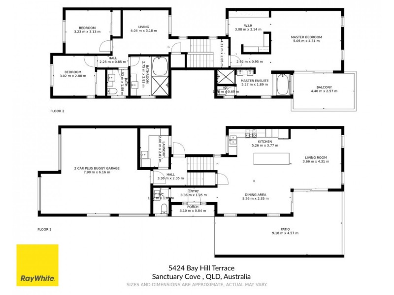 5424 Bay Hill Terrace, Sanctuary Cove QLD 4212 Floorplan
