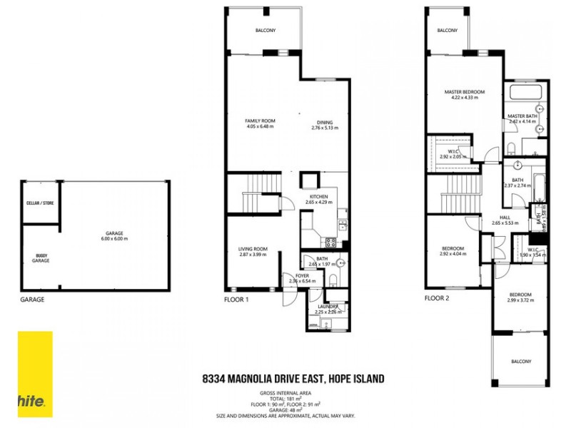 8334 Magnolia Drive East, Hope Island QLD 4212 Floorplan