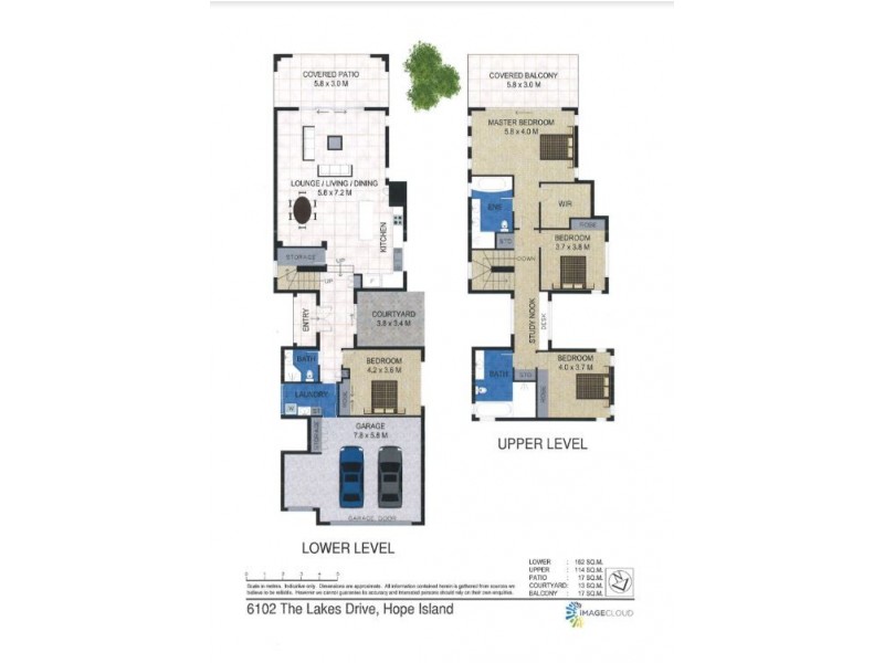 6102 The Lakes Drive, Hope Island QLD 4212 Floorplan
