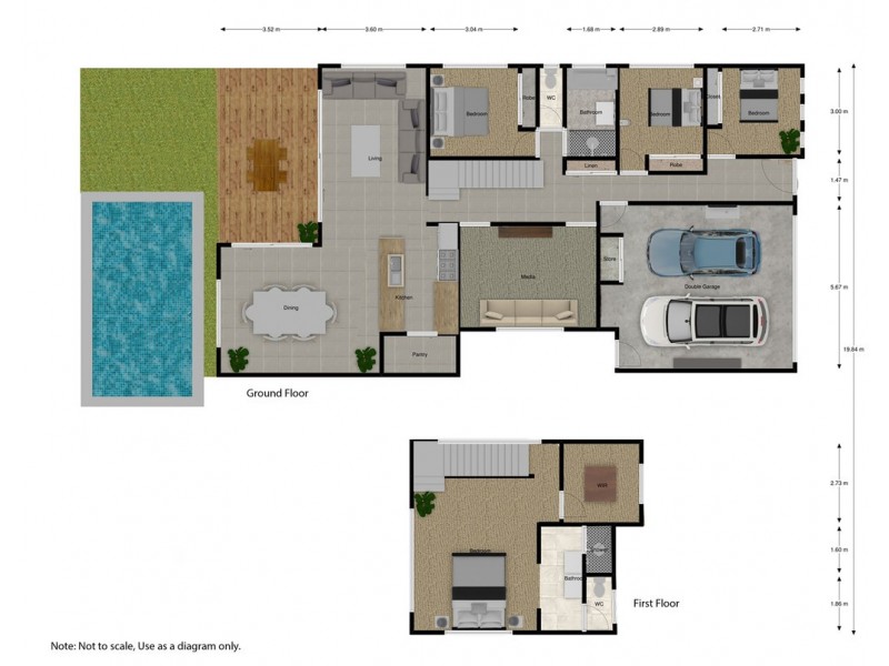 16 Beacon Lane, Hope Island QLD 4212 Floorplan