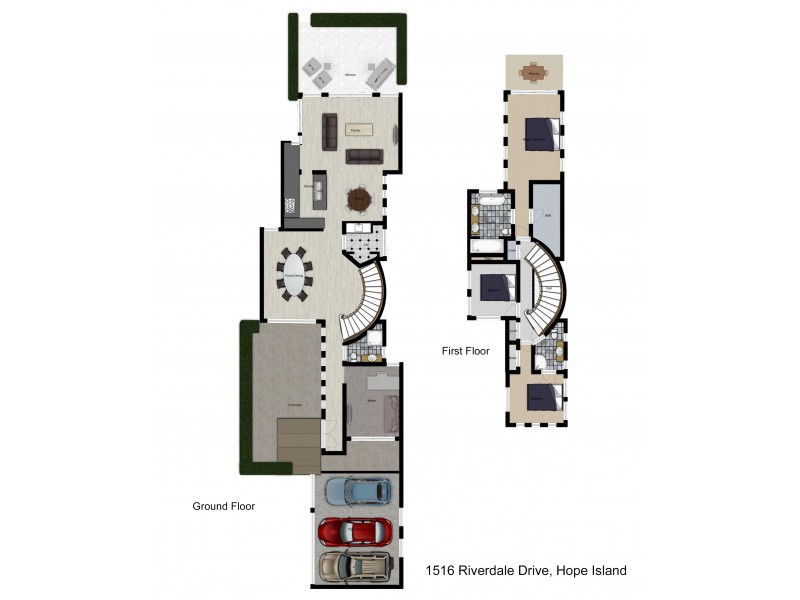 1516 Riverdale Drive, Hope Island QLD 4212 Floorplan
