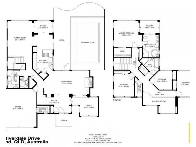 1639 Riverdale Drive, Hope Island QLD 4212 Floorplan