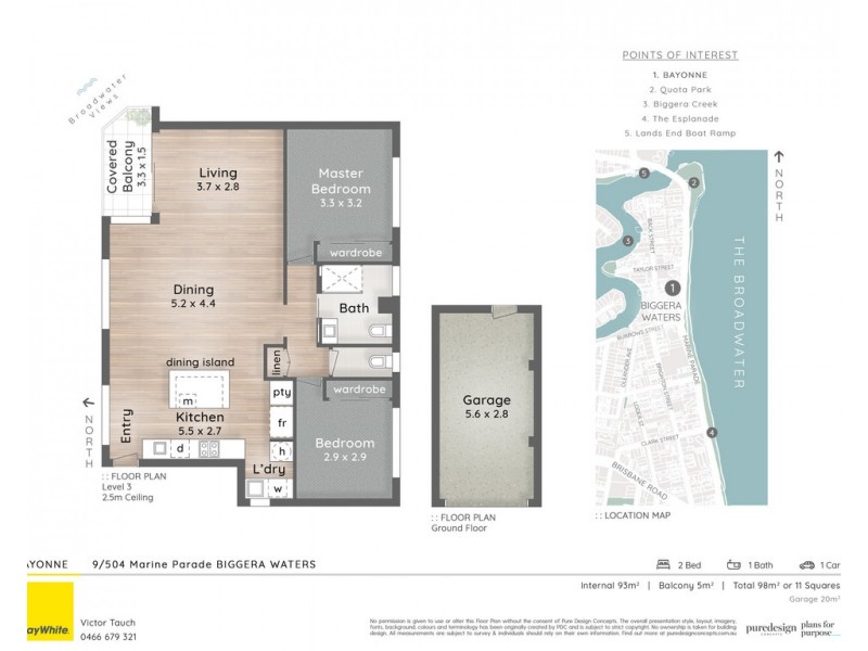 9/504 Marine Parade, Biggera Waters QLD 4216 Floorplan