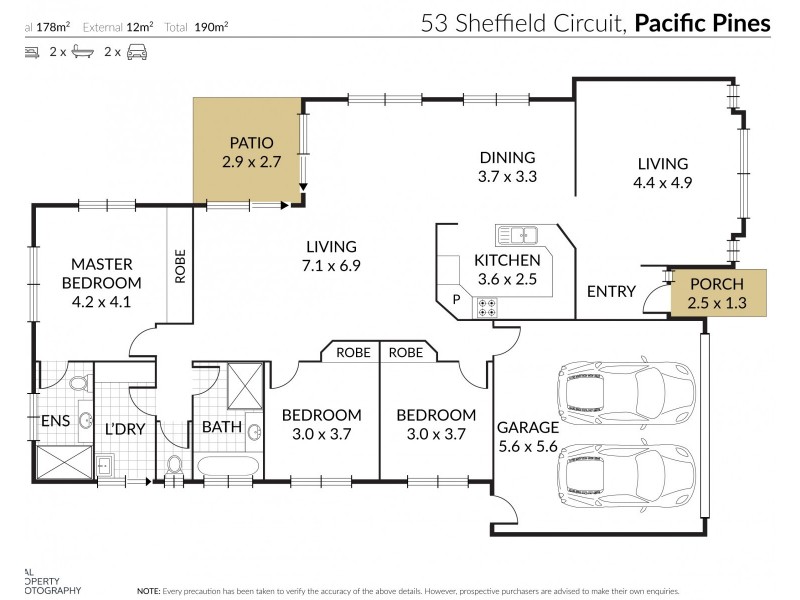 53 Sheffield Circuit, Pacific Pines QLD 4211 Floorplan