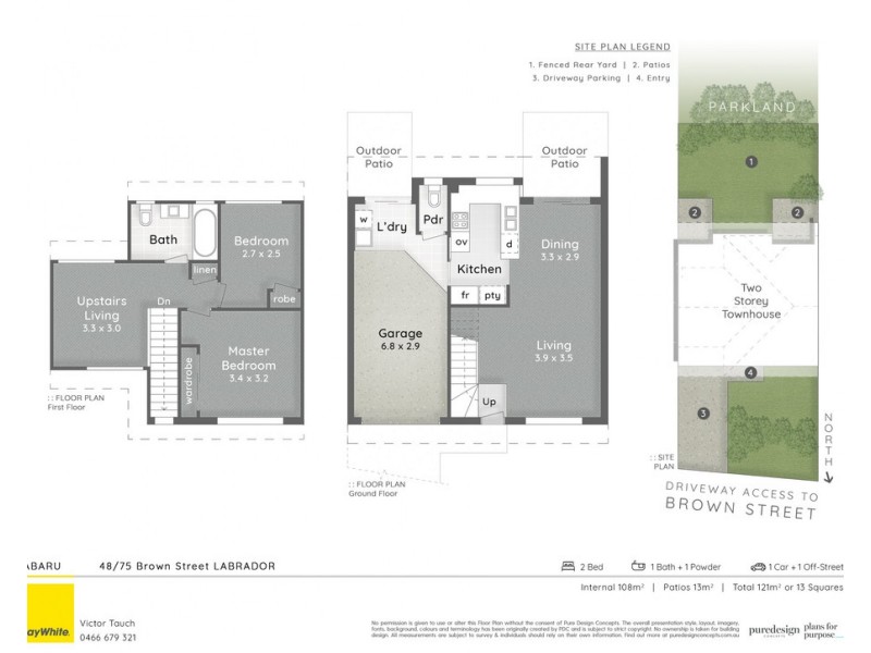 48/75 Brown Street, Labrador QLD 4215 Floorplan