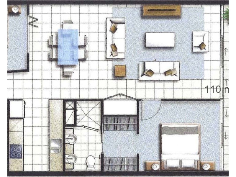 408/41 Harbour Town Drive, Biggera Waters QLD 4216 Floorplan