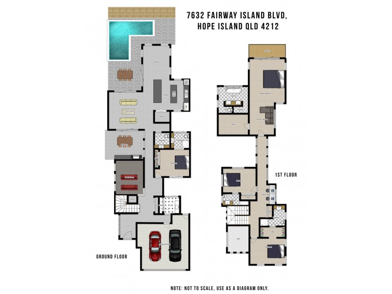 7632 Fairway Boulevard, Hope Island QLD 4212 Floorplan