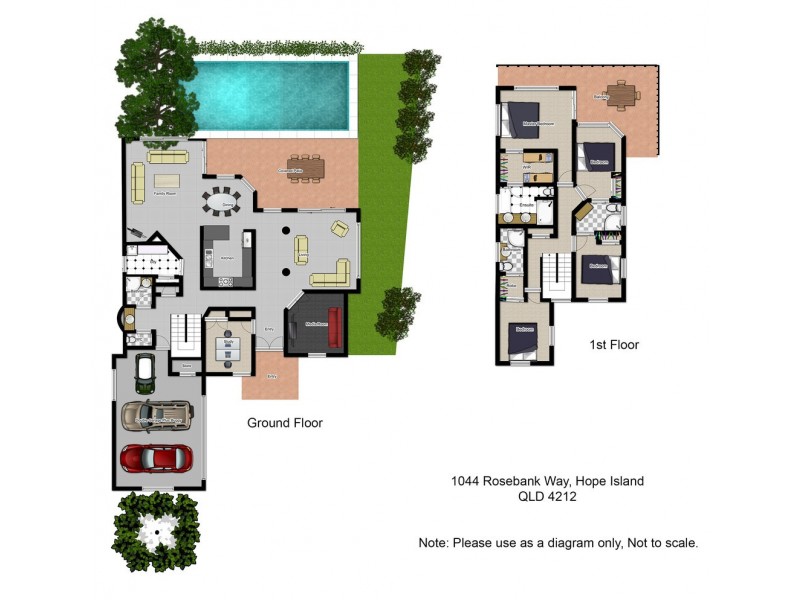 1044 Rosebank Way, Hope Island QLD 4212 Floorplan