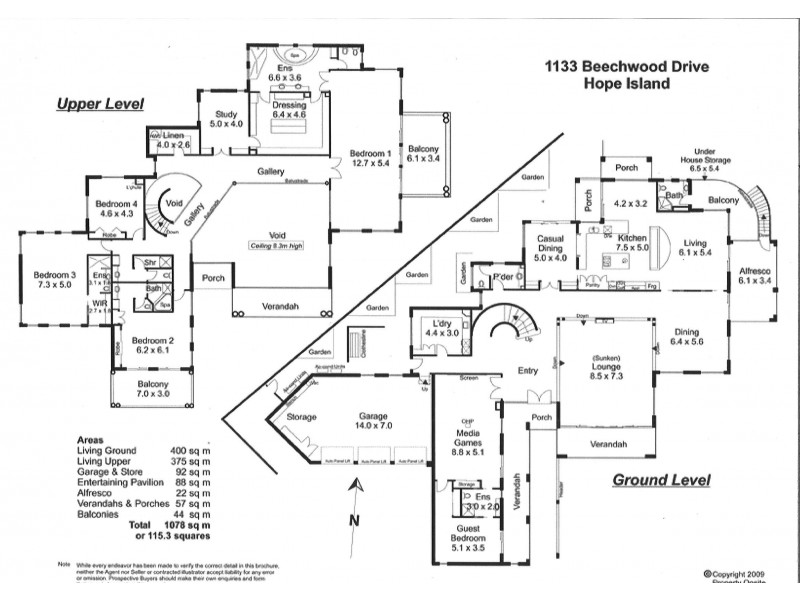 1133 Beechwood Drive, Hope Island QLD 4212 Floorplan