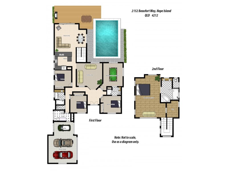 2152 Beaufort Way, Hope Island QLD 4212 Floorplan