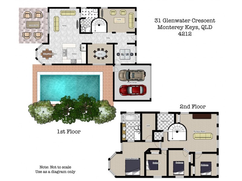 31 Glenwater Crescent, Helensvale QLD 4212 Floorplan