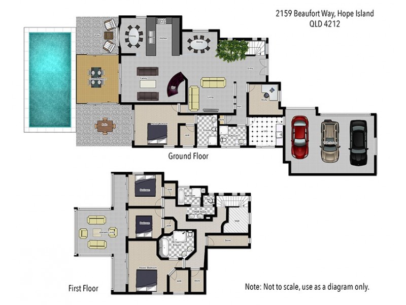 2159 Beaufort Way, Hope Island QLD 4212 Floorplan