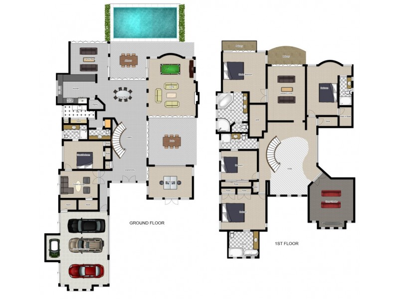 2510 Cressbrook Drive, Hope Island QLD 4212 Floorplan