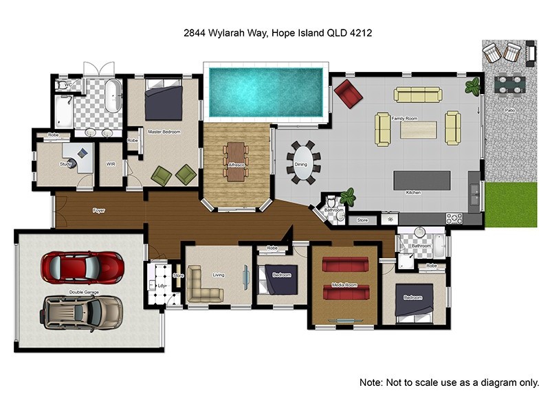 2844 Wylarah Way, Hope Island QLD 4212 Floorplan