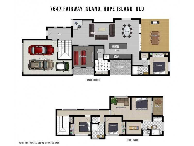 7647 Fairway Boulevard, Hope Island QLD 4212 Floorplan