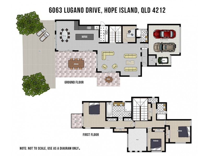 6063 Lugano Drive, Hope Island QLD 4212 Floorplan