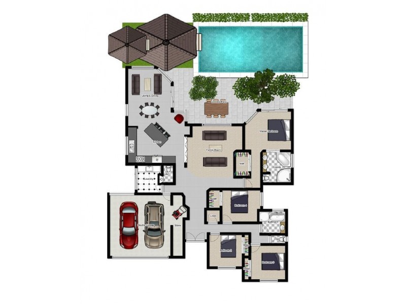 16 Dallow Crescent, Helensvale QLD 4212 Floorplan