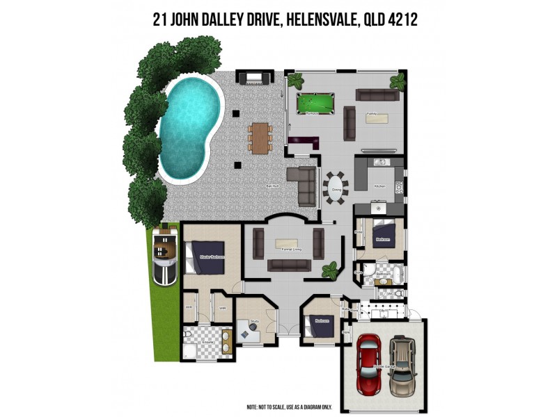 21 John Dalley Drive, Helensvale QLD 4212 Floorplan