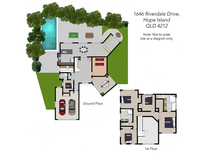 1646 Riverdale Court, Hope Island QLD 4212 Floorplan