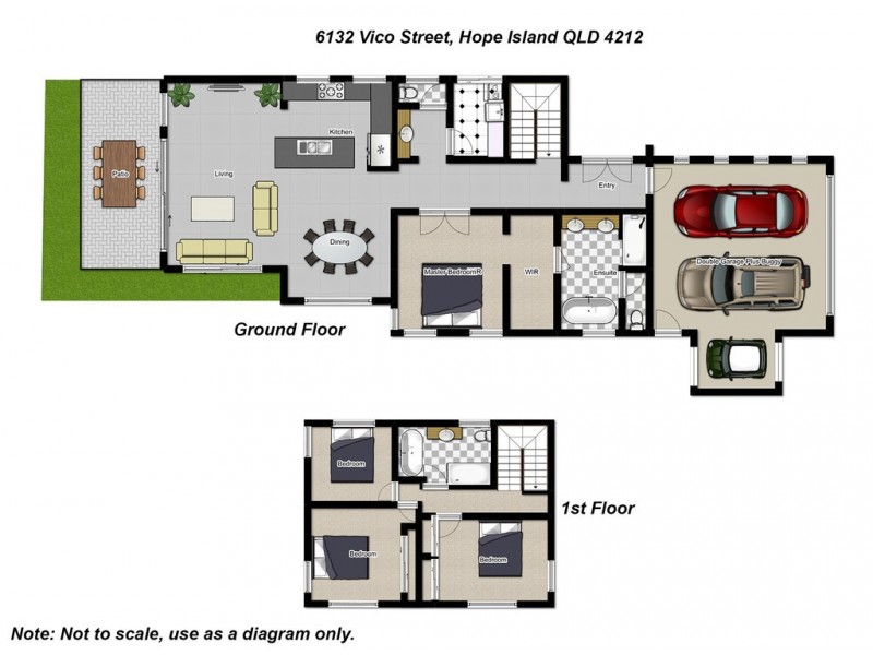 6132 Vico Avenue, Hope Island QLD 4212 Floorplan