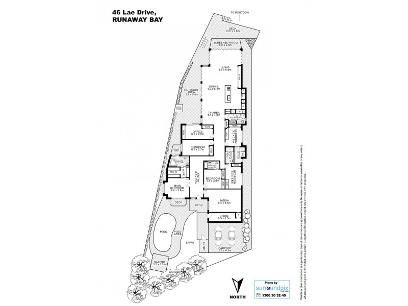 46 Lae Drive, Runaway Bay QLD 4216 Floorplan