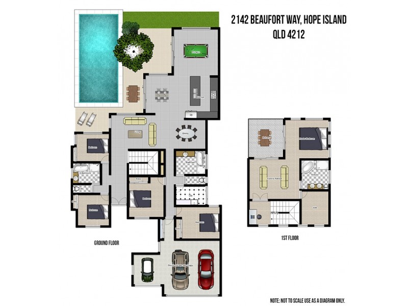2142 Beaufort Way, Hope Island QLD 4212 Floorplan