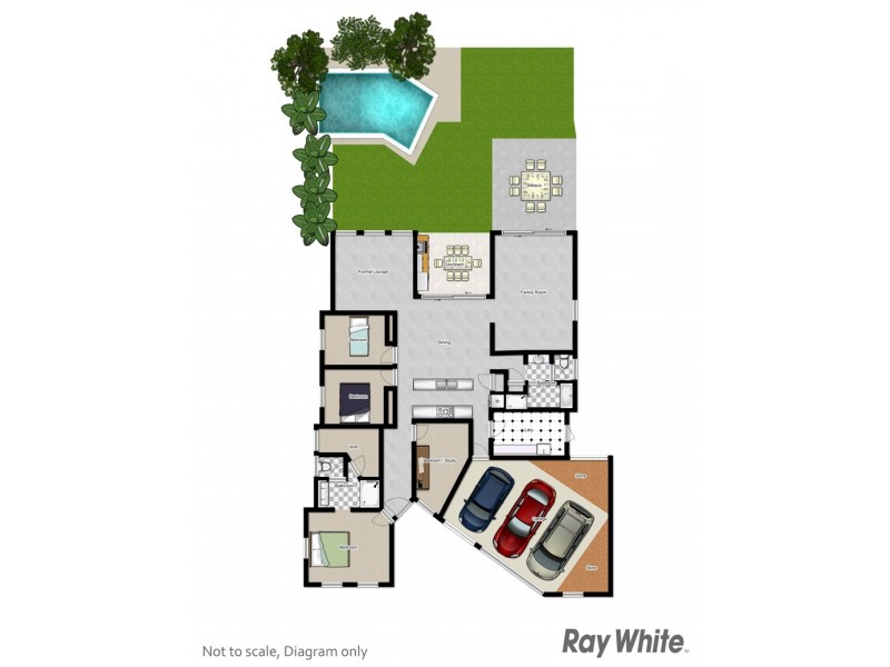 2572 Cressbrook Drive, Hope Island QLD 4212 Floorplan