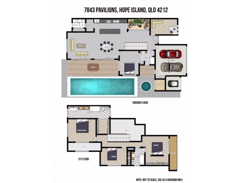 7843 Pavilions Place, Hope Island QLD 4212 Floorplan