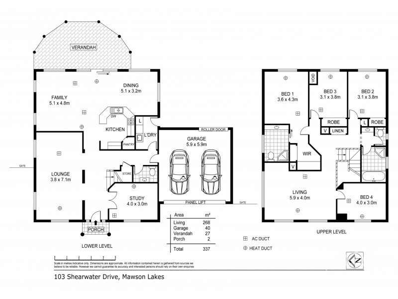 103 Shearwater Drive, Mawson Lakes SA 5095 Floorplan