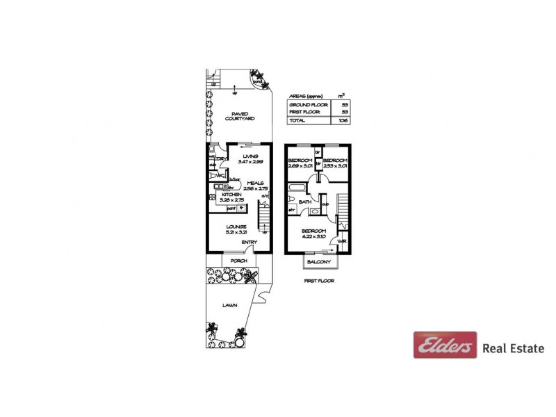 2/223 Prospect Road, Prospect SA 5082 Floorplan