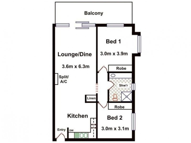 31/5 Goodall Parade, Mawson Lakes SA 5095 Floorplan