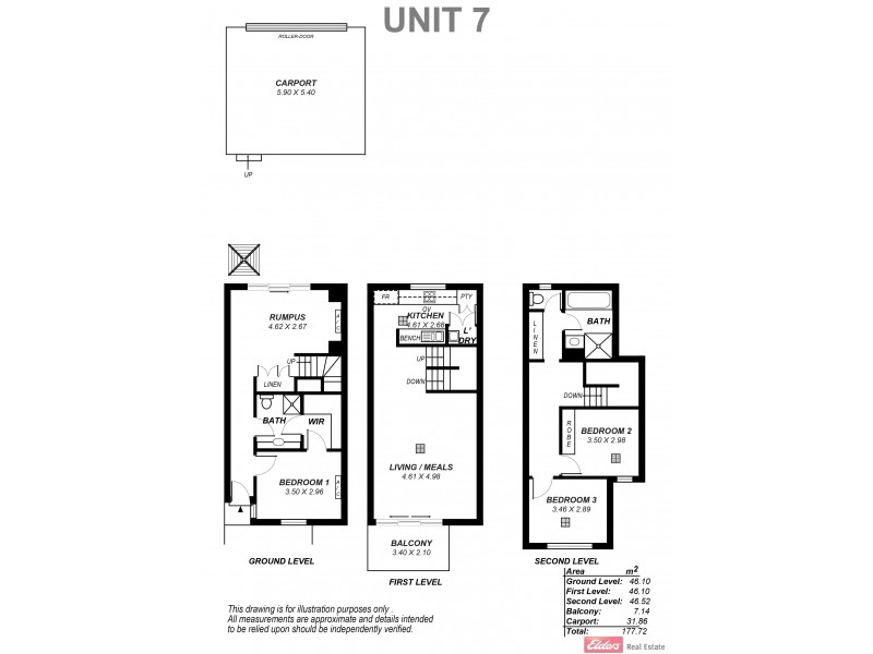 7/38-42 Metro Parade, Mawson Lakes SA 5095 Floorplan