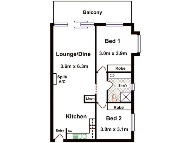 31/5 Goodall Parade, Mawson Lakes SA 5095 Floorplan