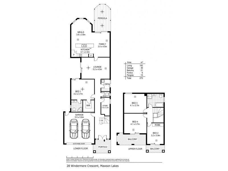 28 Windermere Crescent, Mawson Lakes SA 5095 Floorplan